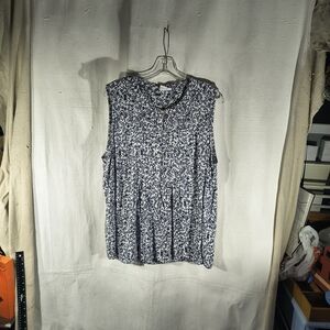 Gap Women's Size X Large Floral Sleeveless Women's Top